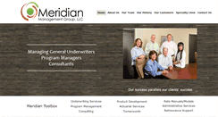 Desktop Screenshot of meridianmanagementgroup.com